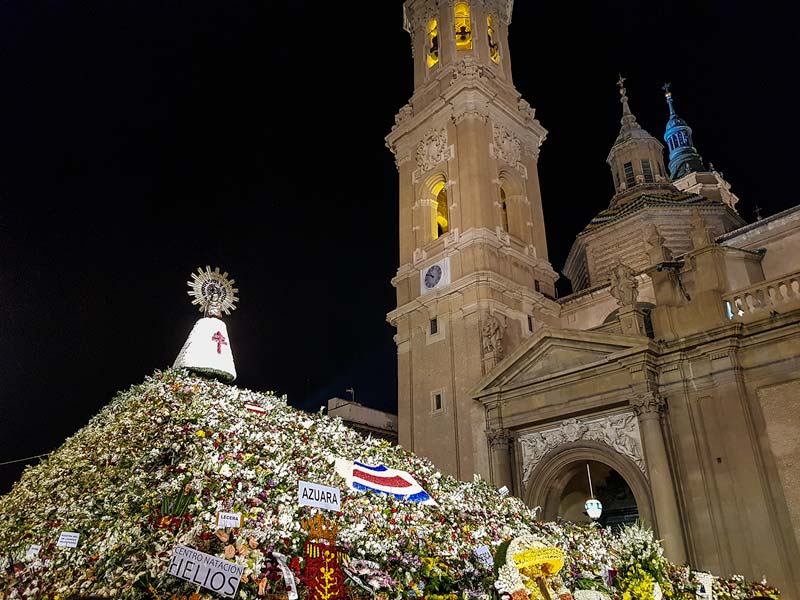 Ayuntamiento de zaragoza ofrenda de flores