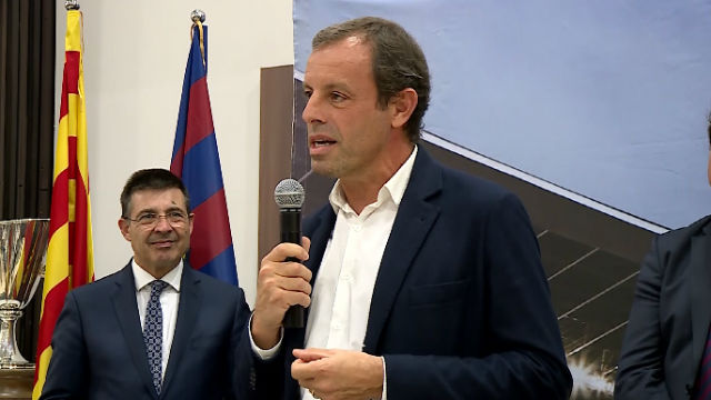 Nuñez y sandro rosell