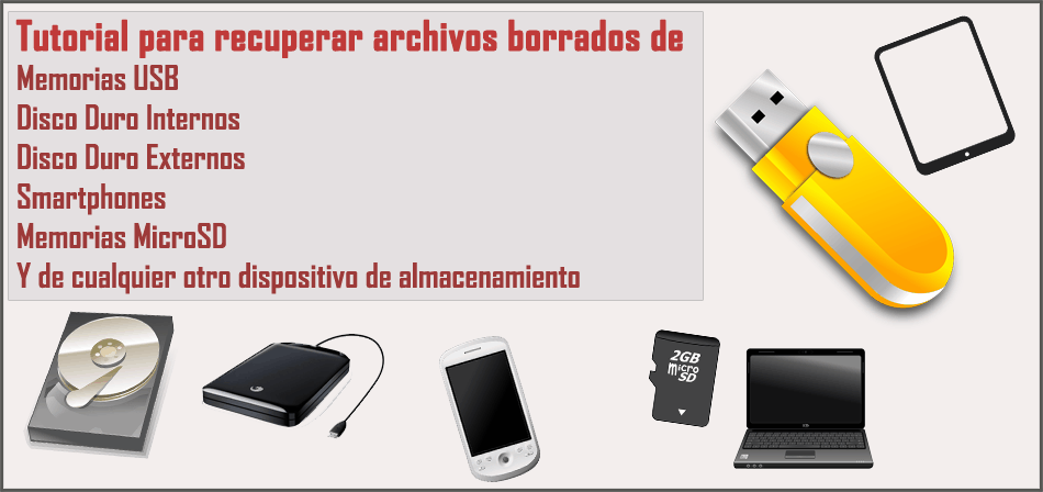 Recuperar archivos borrados sd