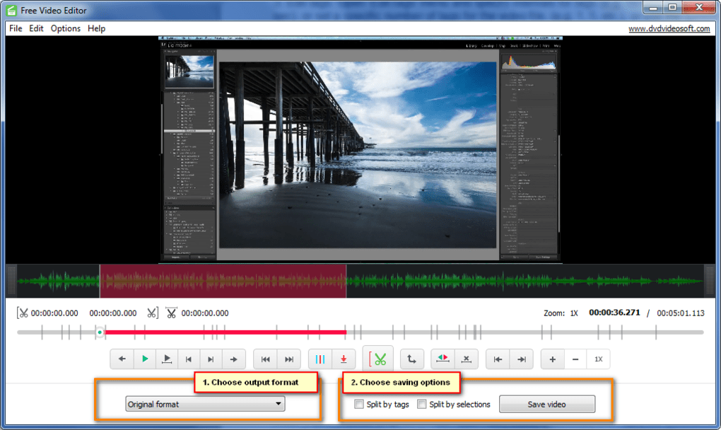 Editor de videos cortar