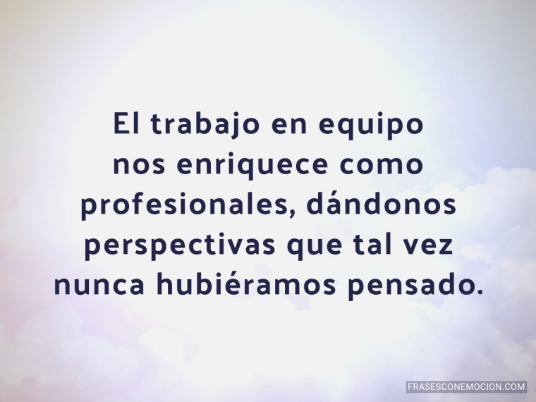 Frase de equipo