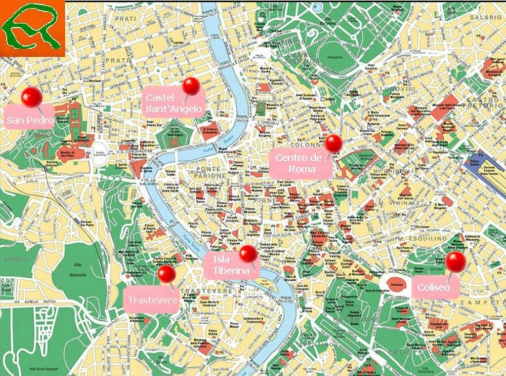 Mapa transporte publico roma