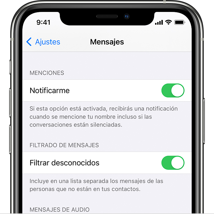 Para bloquear números de teléfono