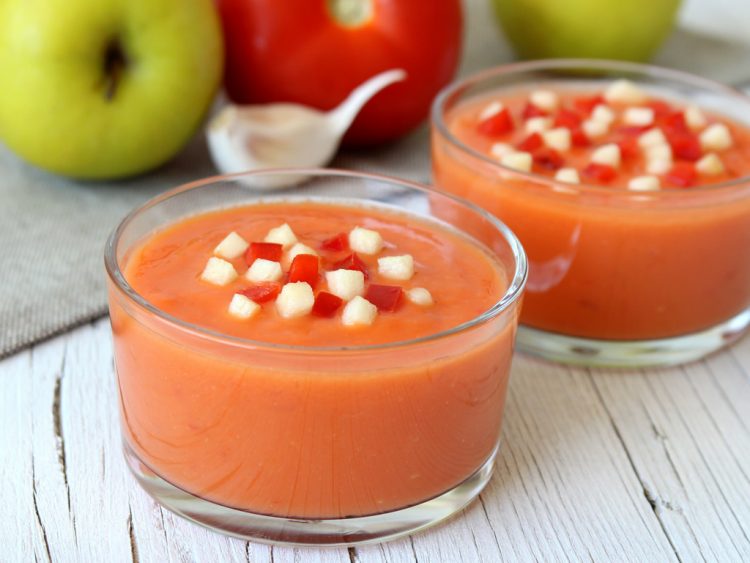 Receta de gazpacho sin pan