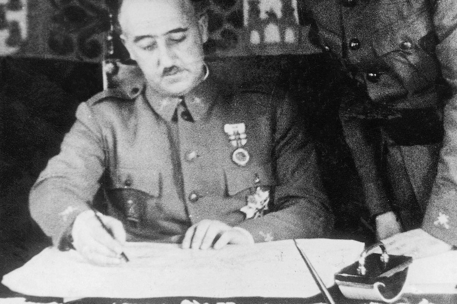 Ultimo parte de guerra de franco