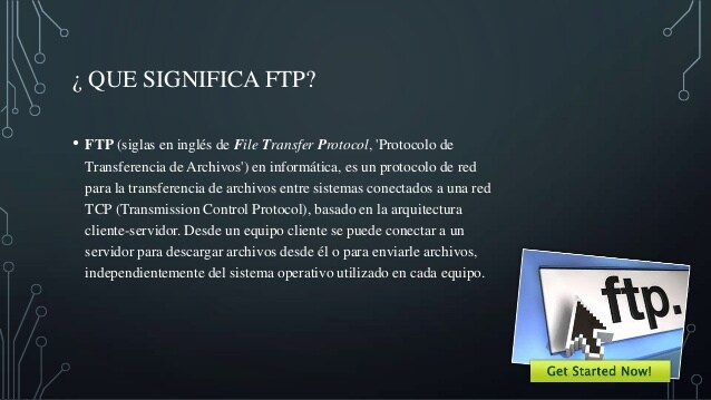 Que es el ftp